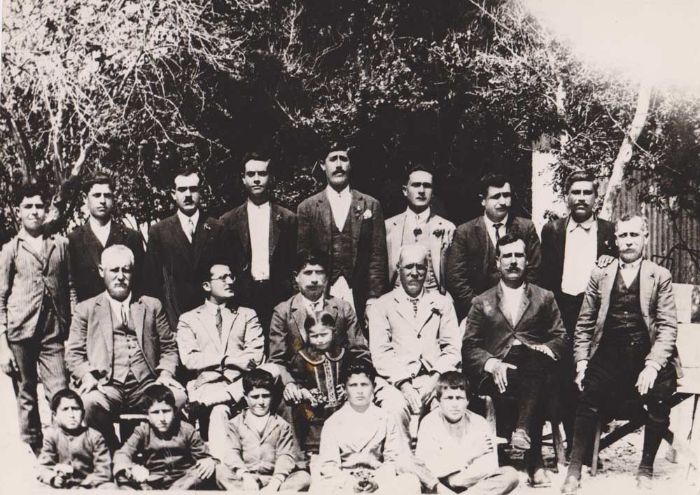 Members of the Builders’ Union in 1922.