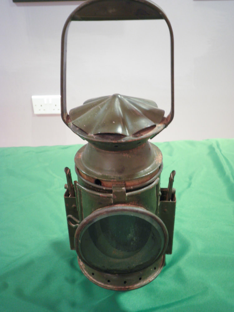 Miner’s lamp: Used for illumination deep into the mine.