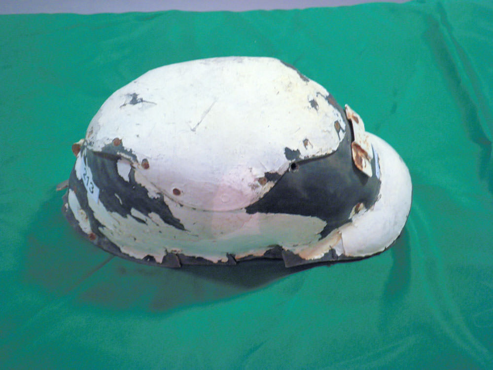 Helmet: Used by miners to protect their head during their work.