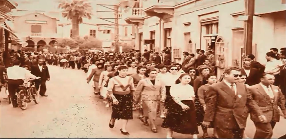 Photograph from May Day celebrations in 1952.